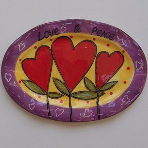 STUDIO DESIGNWORKS "Love & Peace" Ceramic